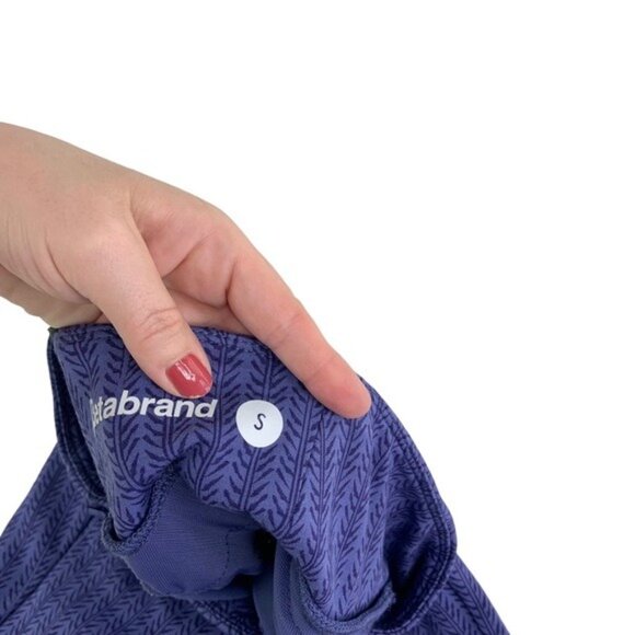 Betabrand Purple Power Down Pants Ankle Leggings - Picture 5 of 7